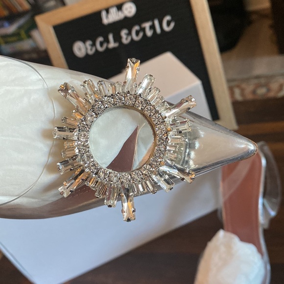 Amina Muaddi Begum Cinderella Pumps - Picture 3 of 7